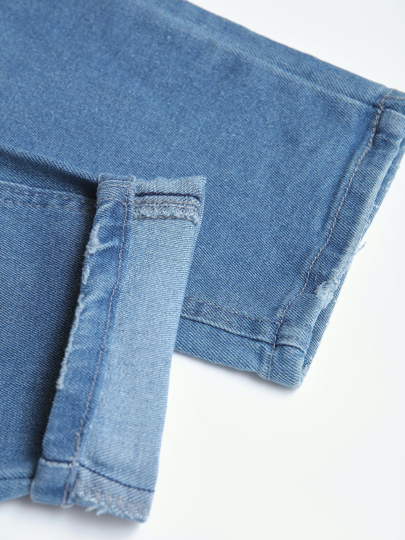 Jeans skinny en denim pour homme – Jeans slim stretch décontractés bleus