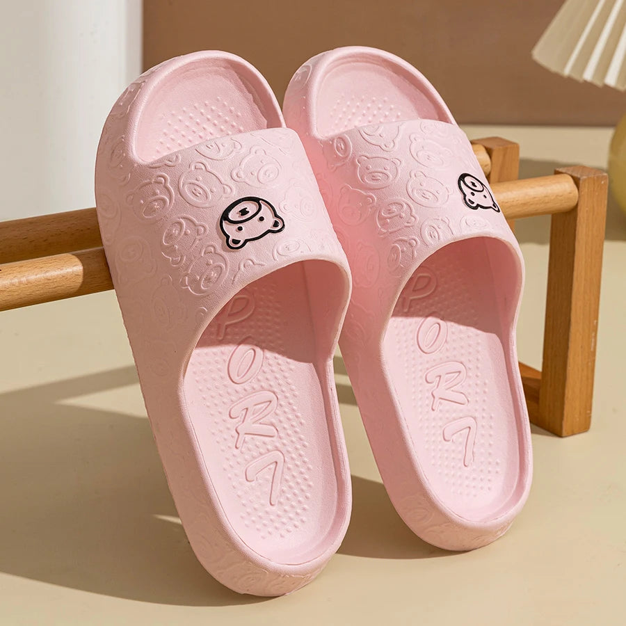 Little Bear™ EVA Slides – Men’s Indoor Non-Slip Platform Slippers