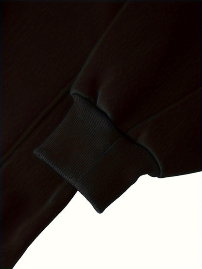 Men’s Oversized Plush Hoodie – High Street Ninja Style Pullover