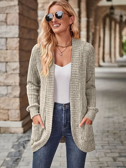 Women’s Elegant Loose Fit Blouse – Mustard Yellow Long Sleeve Top