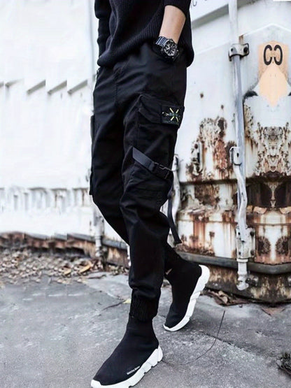Men’s Slim Cargo Joggers – Trendy Street Pants