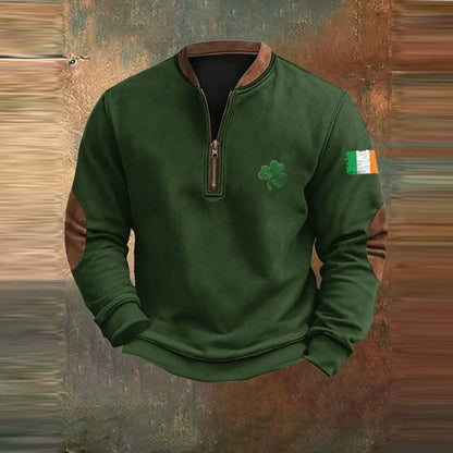 Men’s 3D Digital Print Zip-Up Sweatshirt – Spring & Autumn Style