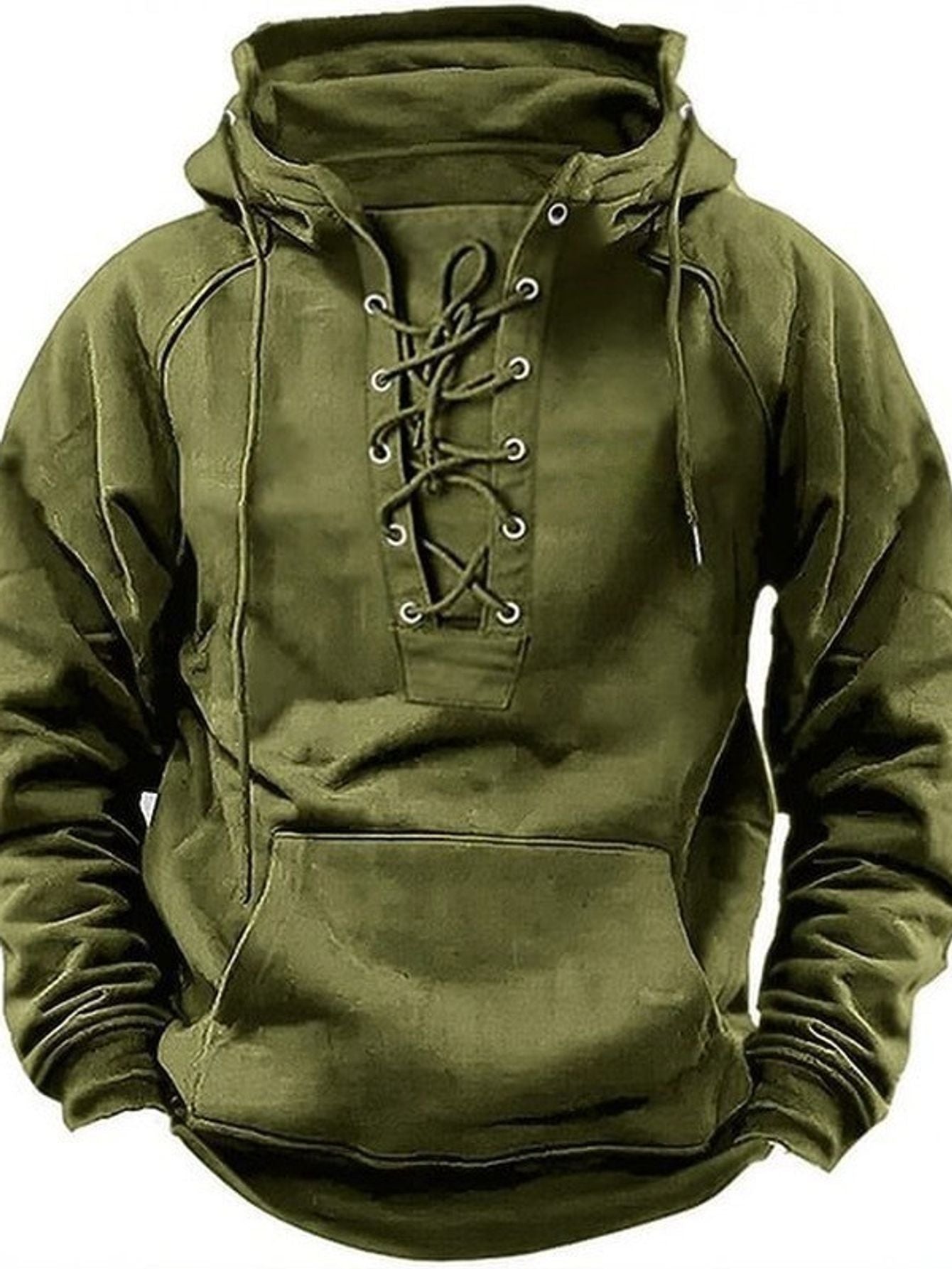 Men’s Oversized Hoodie – Plus Size Heavyweight Pullover with Pocket