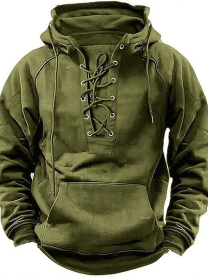 Men’s Oversized Hoodie – Plus Size Heavyweight Pullover with Pocket