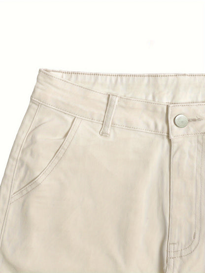 Women’s Retro Y2K Cargo Pants – High-Waisted Wide-Leg Streetwear