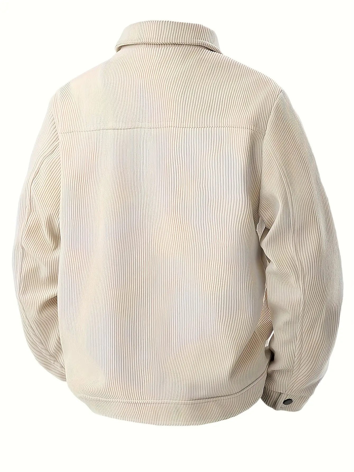 Veste d'hiver coupe-vent pour homme – Manteau en velours côtelé isolé