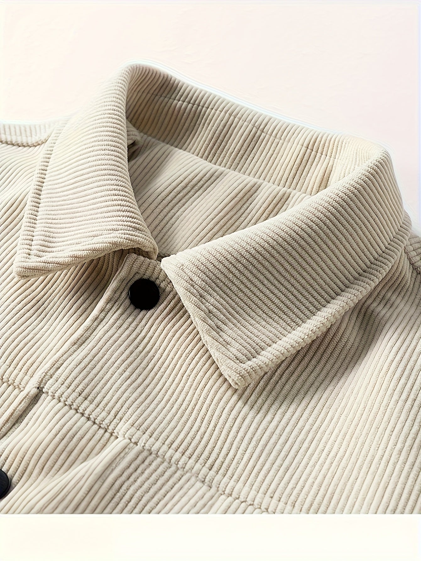 Veste d'hiver coupe-vent pour homme – Manteau en velours côtelé isolé