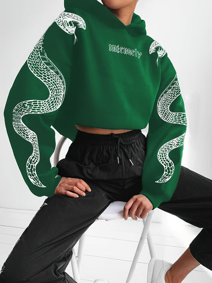 Women’s Red Hoodie – Phoenix & Butterfly Graphic Street Pullover