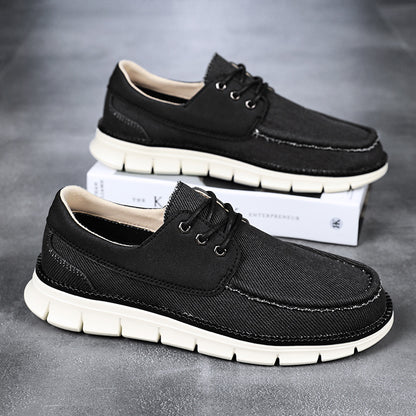 Men’s Casual Lace-Up Sneakers – Breathable Everyday Street Fit