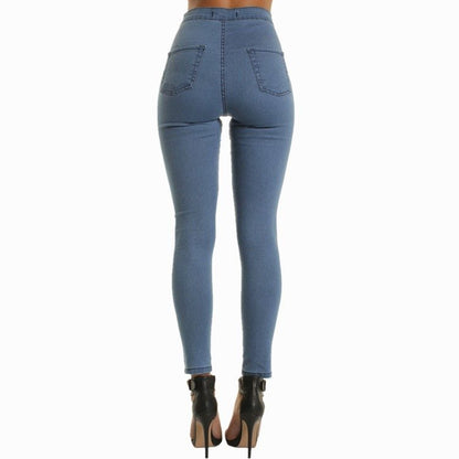 Loom & Soul Women’s High-Waist Stretch Skinny Ripped Jeans