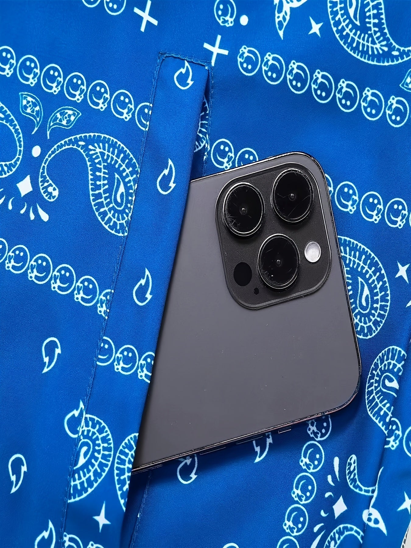 Men’s Paisley Bomber Jacket – Vintage Stand Collar Casual Outerwear