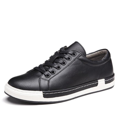 Loom & Soul Handmade Men’s Shoes – Low-Top Lace-Up with Flat Heel, Rubber Anti-Skid Sole, PU Interior & Cushioned Insole