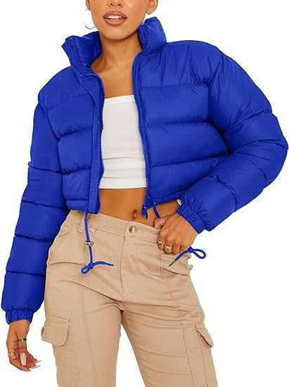 Loom & Soul™ Women’s Down Jacket – Bohemian Short Puffer Coat with Silk-Cotton Fill and Retro Flair