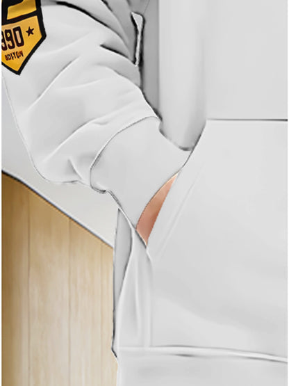 Loom & Soul Men’s Lightweight Zip Hoodie – Sporty Graphic Outdoor Jacket