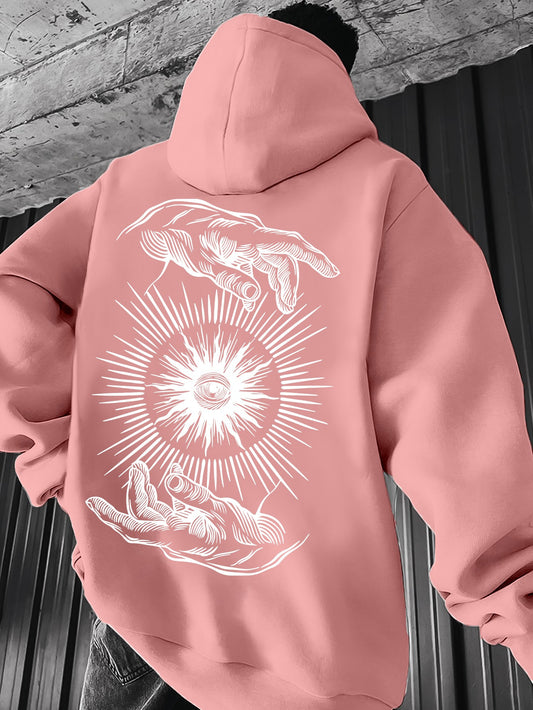 Men’s Lightweight Hoodie – Minimalist Graphic Spring Pullover