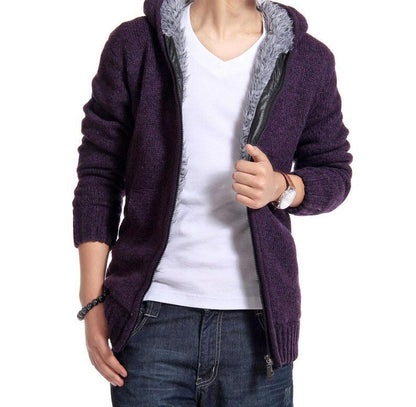 Loom & Soul™ Men’s Wool Blend Warm Jacket – Soft Acrylic-Wool Winter Coat for Everyday Comfort and Style