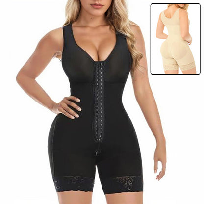 Loom & Soul™ Colombian Faja Shapewear – Full Body Tummy Control Bodysuit with Butt Lifter & Zipper Crotch