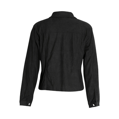 Chaqueta de pana abotonada para mujer – Ropa de abrigo informal ligera