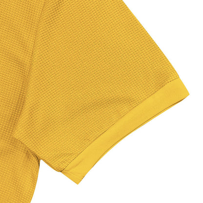 Loom & Soul™ Men’s Waffle Polo Shirt – Short Sleeve Slim Fit Summer Lapel Top