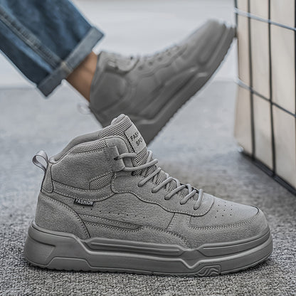 Baskets montantes homme – Chaussures de sport urbaines à lacets