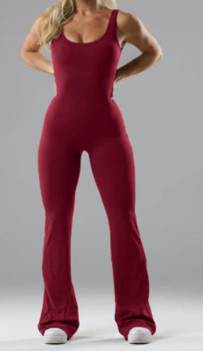 Mono de yoga sin espalda ajustado para mujer – Ropa deportiva moldeadora