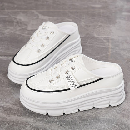 Zapatos Planos Casuales de Verano – Sandalias Cómodas de Uso Diario con Cordones