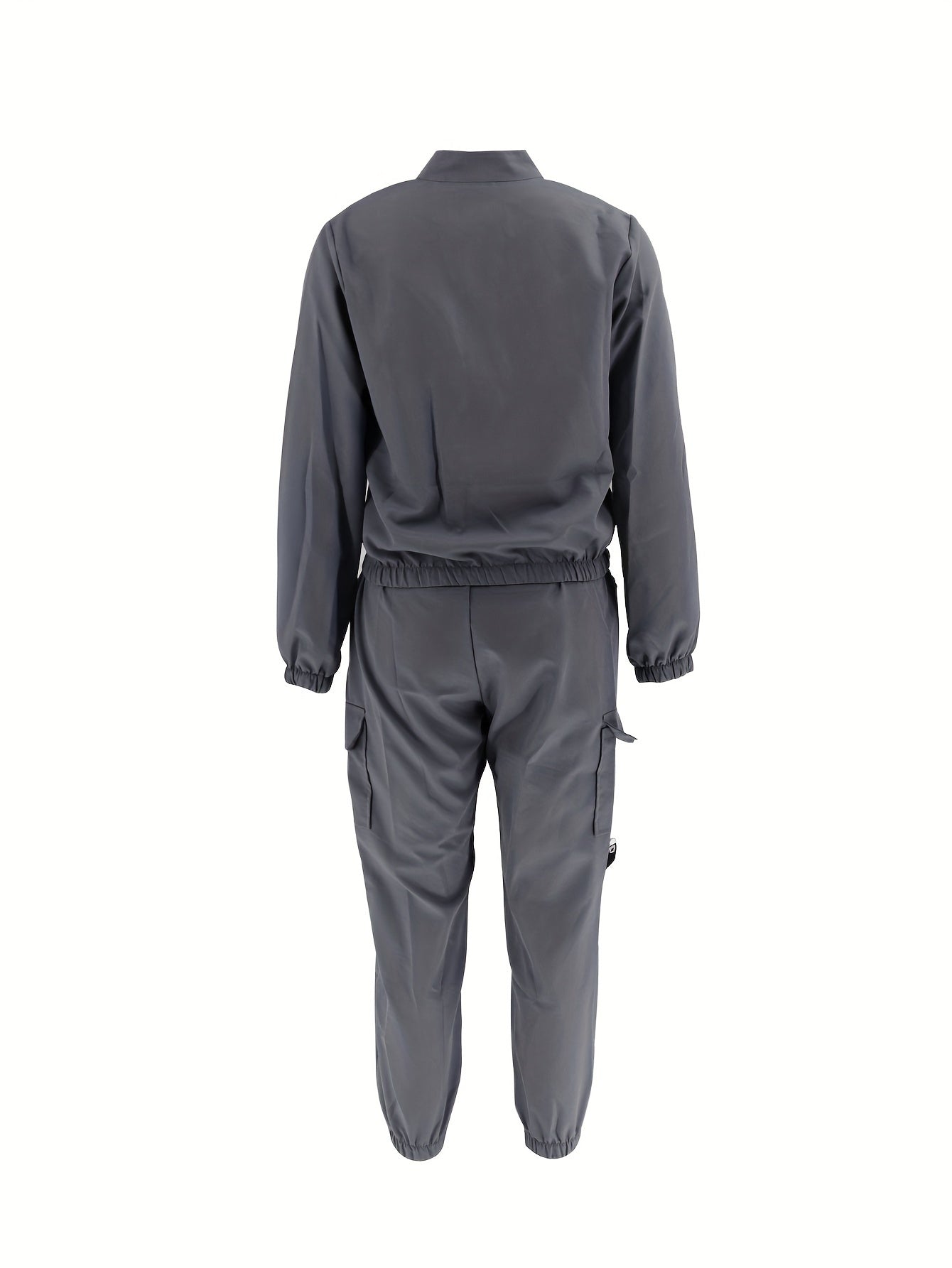 Directional Cargo Zip-Up Two-Piece Set – Women’s Casual Streetwear