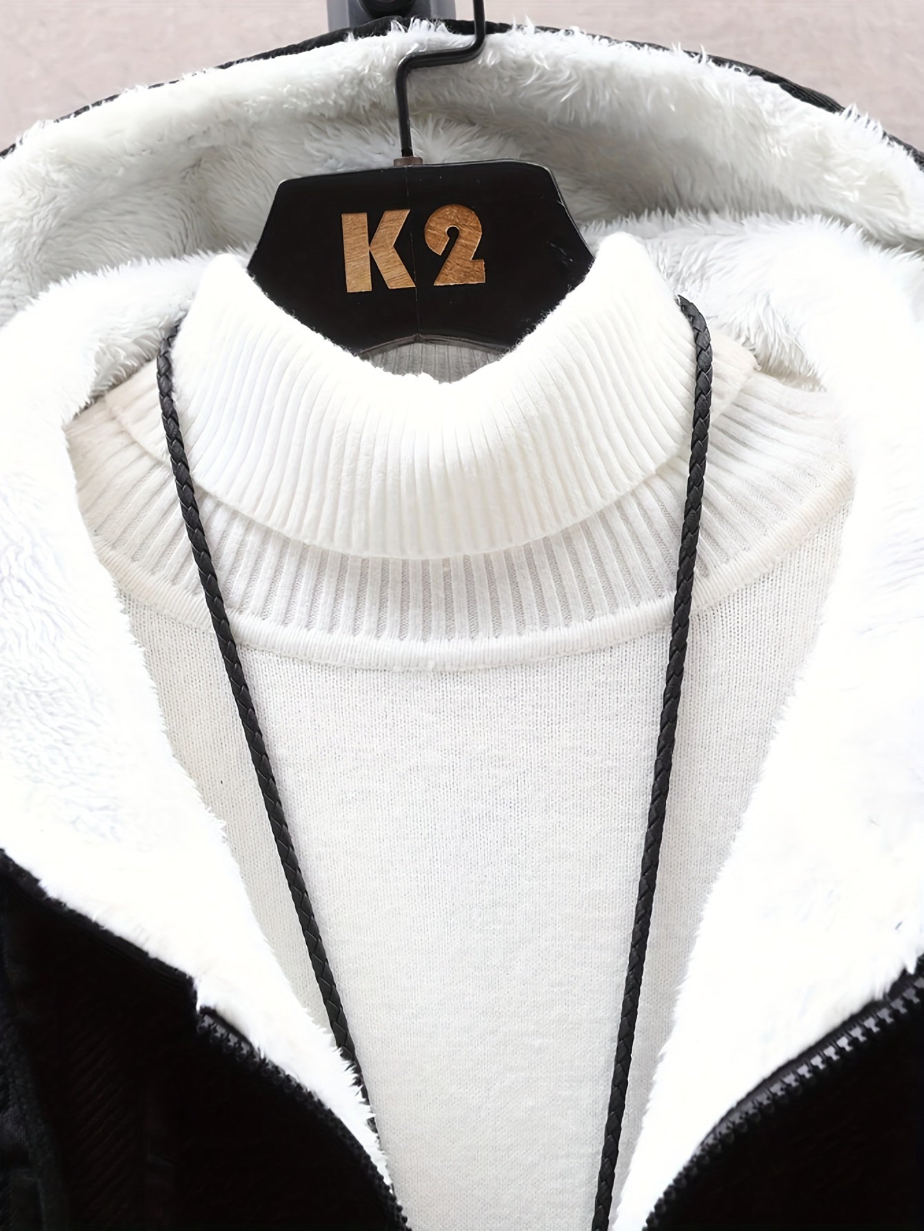 Loom & Soul Men’s Letter Hoodie – Plush Zip-Up Sweatshirt Holiday Edition