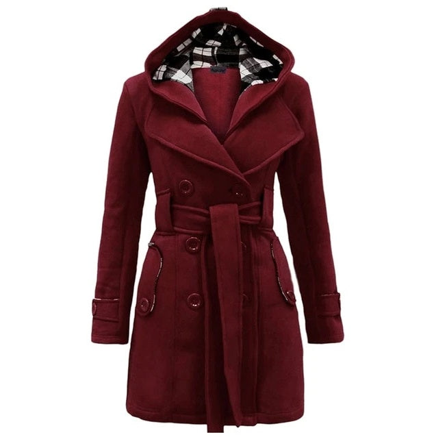 Loom & Soul Women’s Winter Coat – Warm Thick Hooded Long Jacket