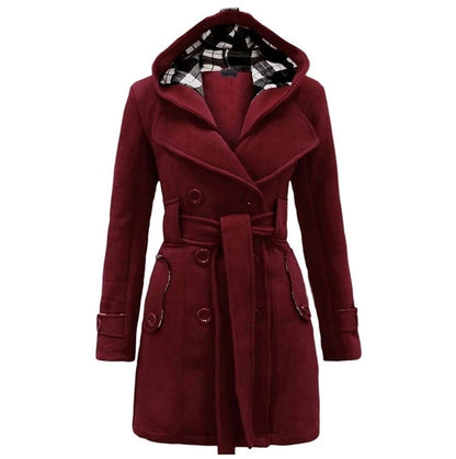 Loom & Soul Women’s Winter Coat – Warm Thick Hooded Long Jacket