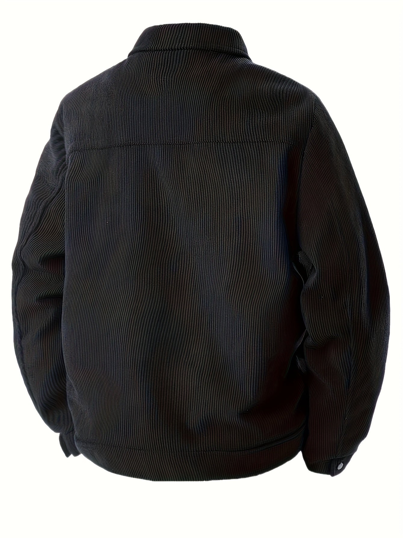 Veste d'hiver coupe-vent pour homme – Manteau en velours côtelé isolé