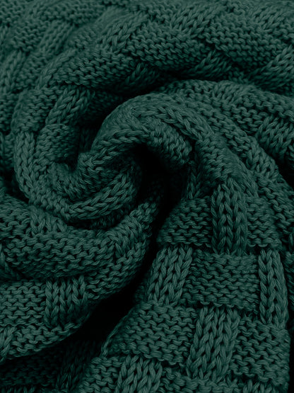 Men’s Waffle Knit Sweater – High Stretch Pullover with Lapel Collar