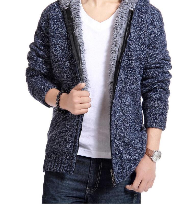 Loom & Soul™ Men’s Wool Blend Warm Jacket – Soft Acrylic-Wool Winter Coat for Everyday Comfort and Style