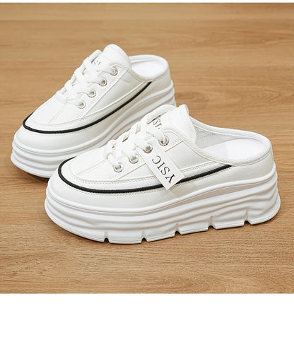 Zapatos Planos Casuales de Verano – Sandalias Cómodas de Uso Diario con Cordones