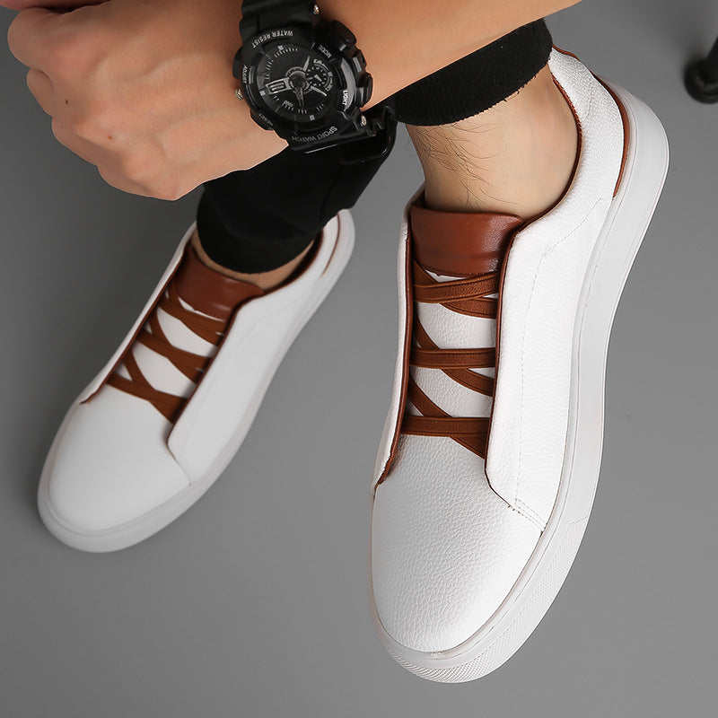 Men’s Waterproof Suede Sneakers – Premium Lace-Up Casual Shoes