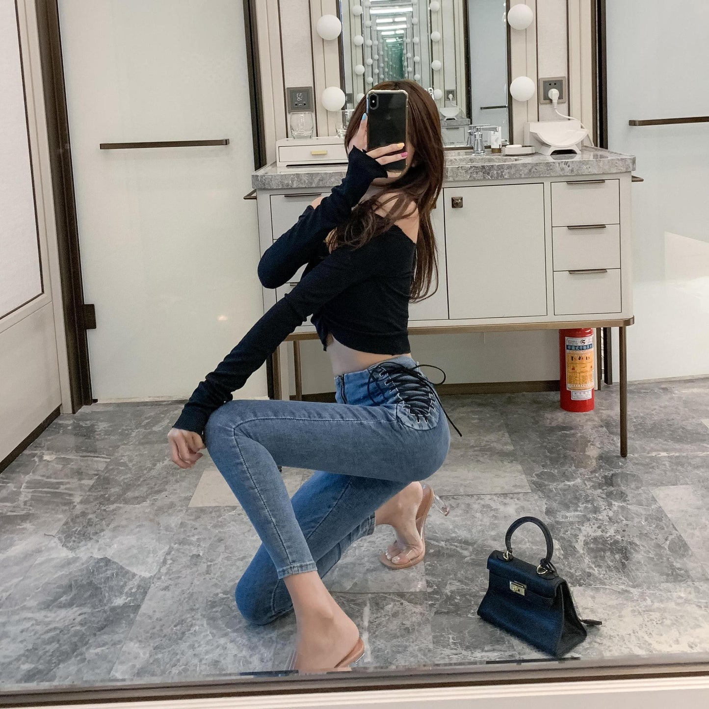 Loom & Soul Women’s High-Waist Slim Cropped Skinny Jeans