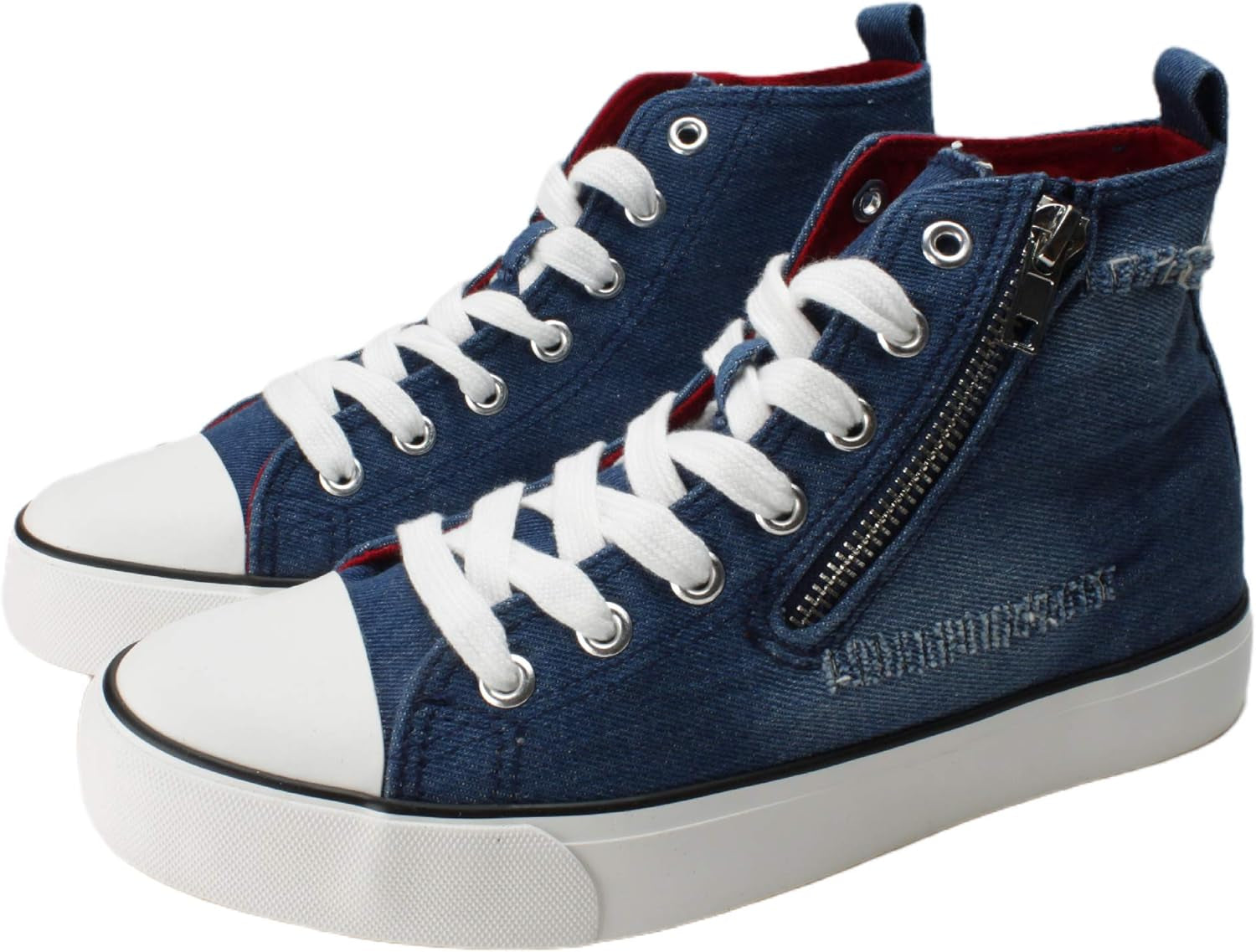 Women'S Fashion Platform High Top Sneakers, Cute Corduroy or Faux Lamb'S Fur Upper，Memory Foam Insole,Trendy Slim Shoe Lace