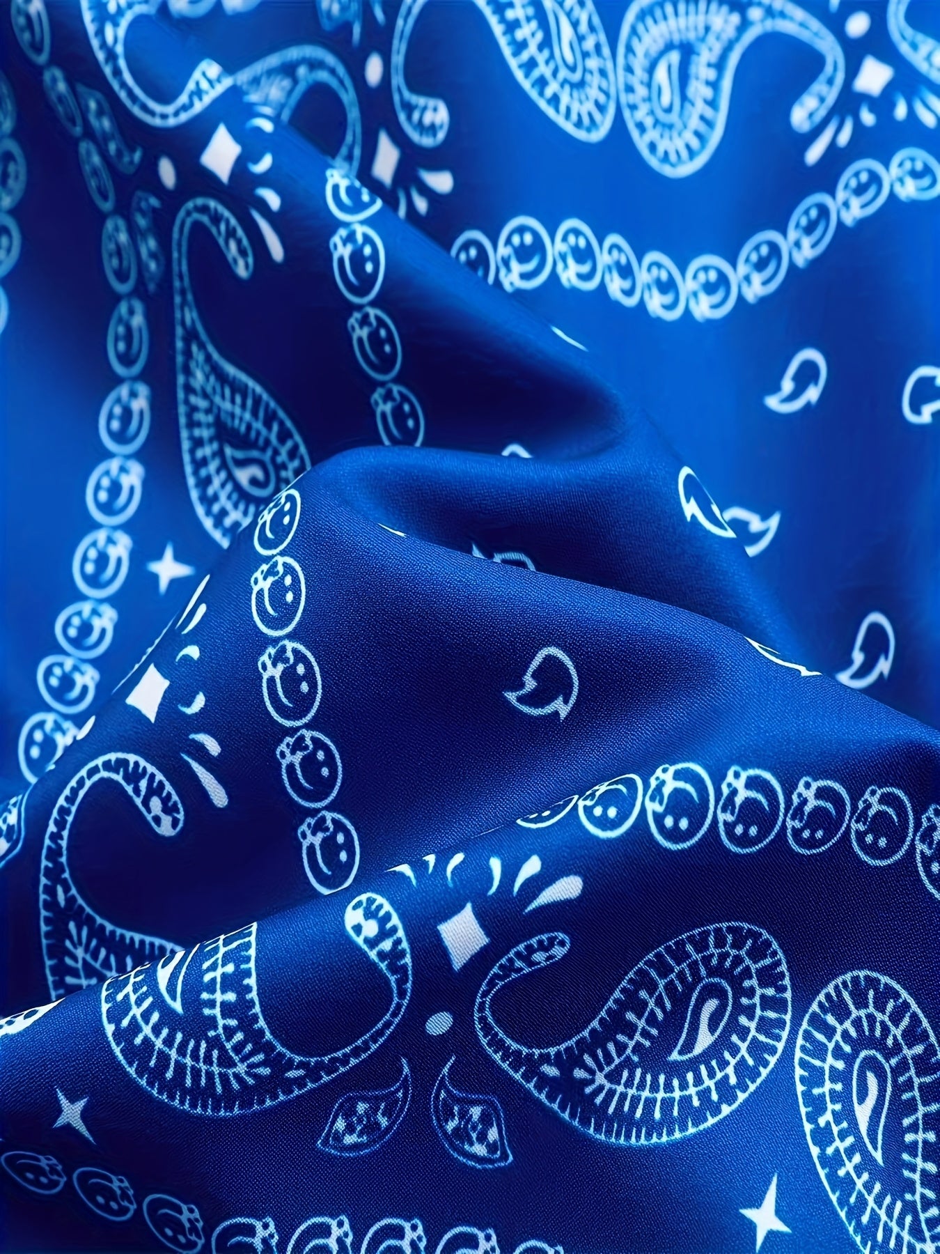 Men’s Paisley Bomber Jacket – Vintage Stand Collar Casual Outerwear