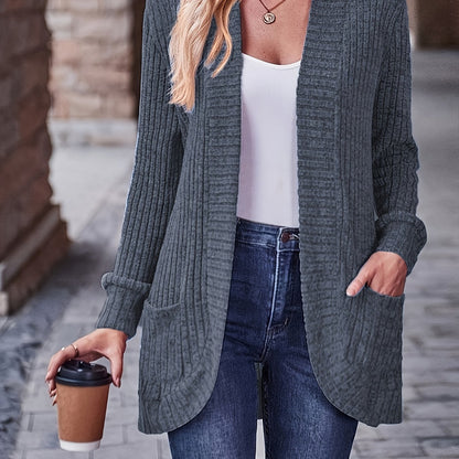 Women’s Elegant Loose Fit Blouse – Mustard Yellow Long Sleeve Top