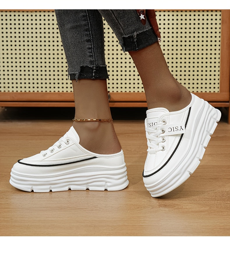 Zapatos Planos Casuales de Verano – Sandalias Cómodas de Uso Diario con Cordones