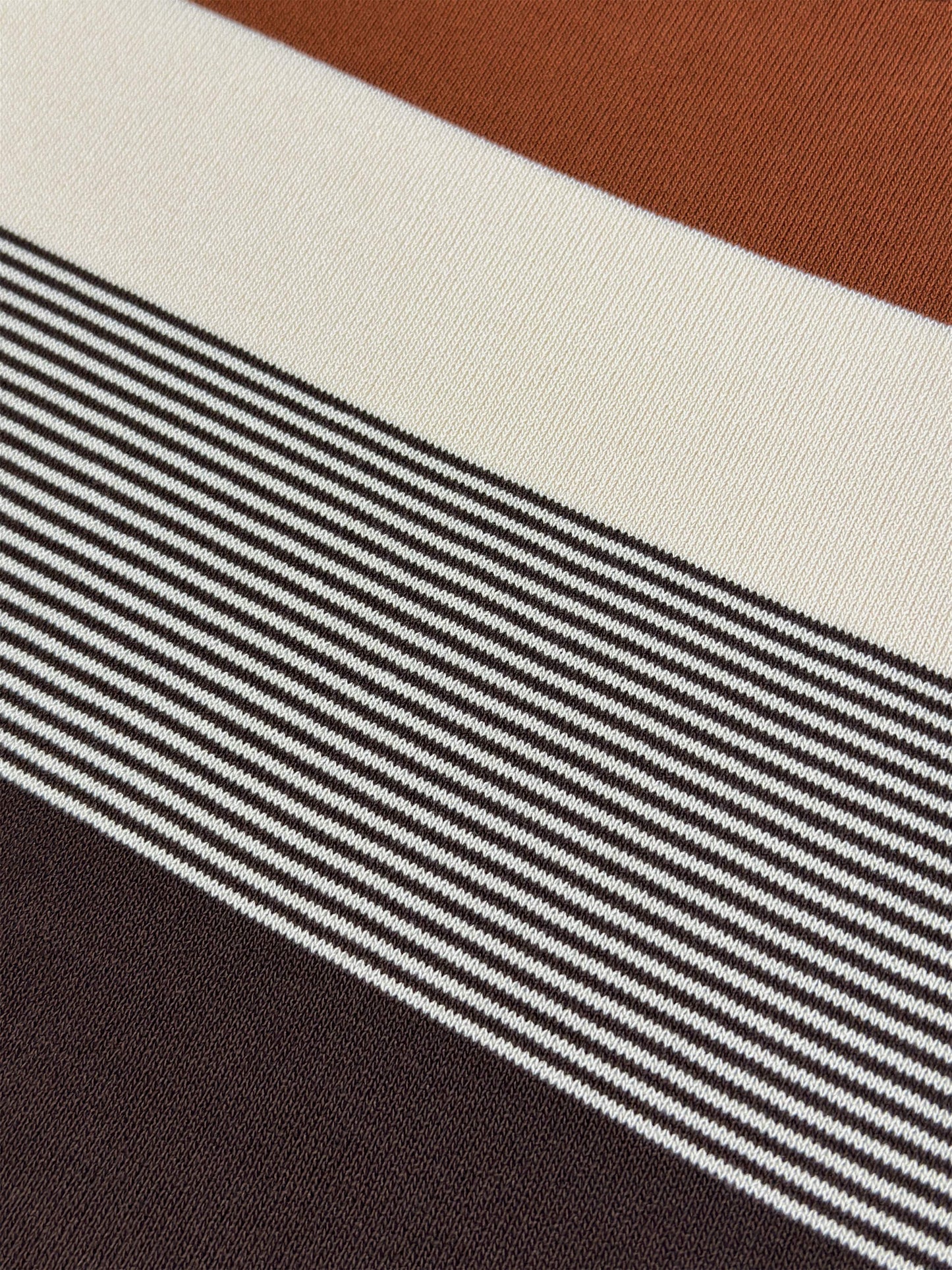 Suéter tipo jersey de punto a rayas para hombre – Clásico, manga larga, cuello redondo