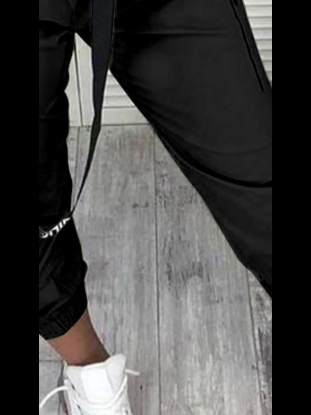 Directional Cargo Zip-Up Two-Piece Set – Women’s Casual Streetwear