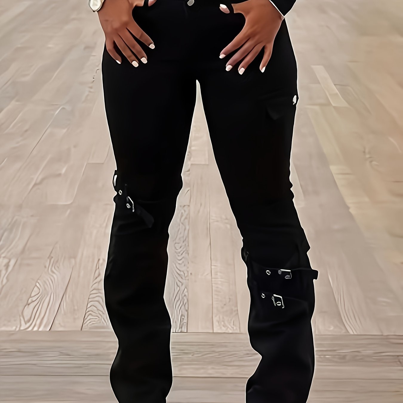 High Elastic Straight Jeans – Slim Fit Stretch Everyday Denim