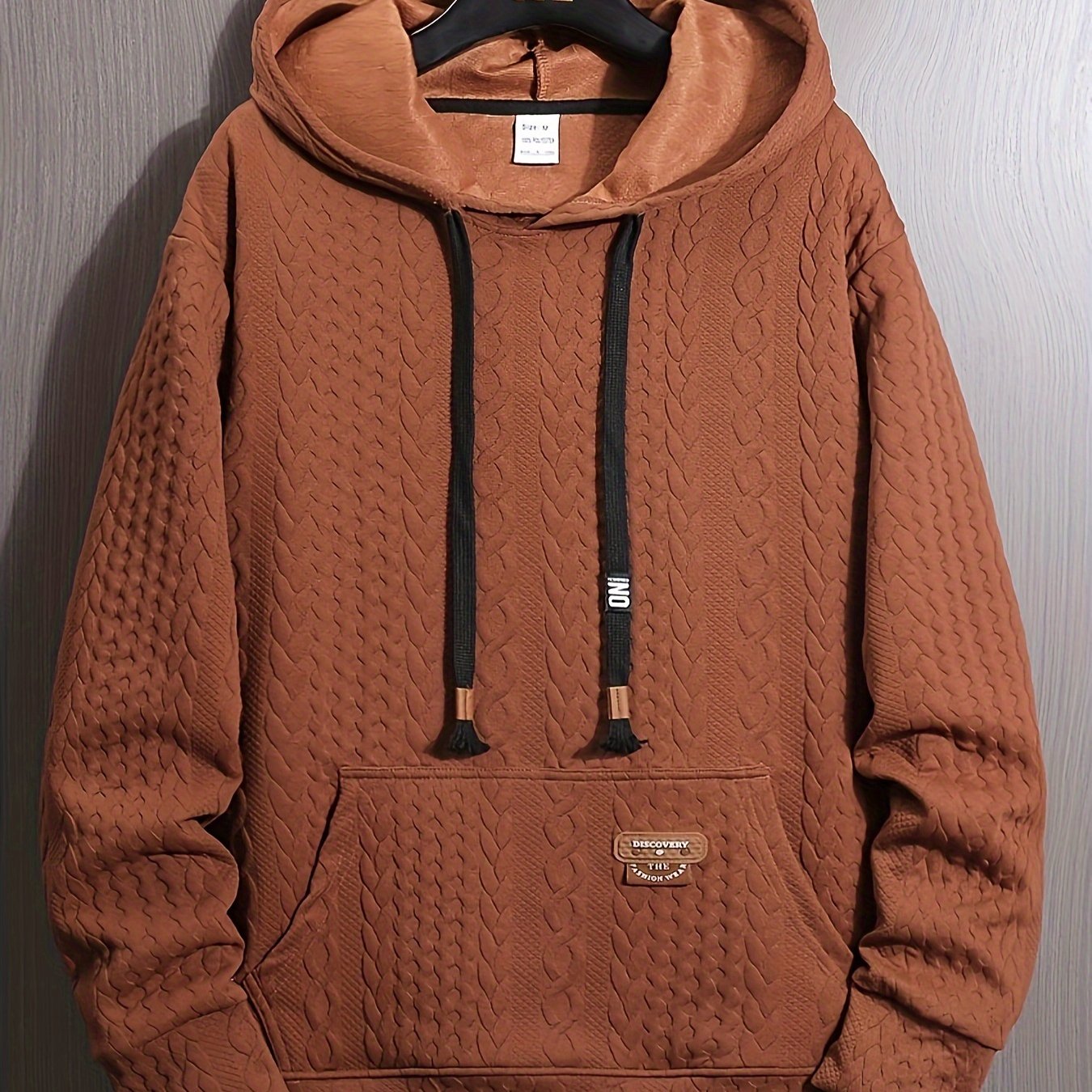 Men’s Sports Hoodie – Solid Color Long Sleeve 280gsm Activewear