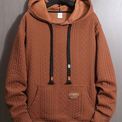 Men’s Sports Hoodie – Solid Color Long Sleeve 280gsm Activewear