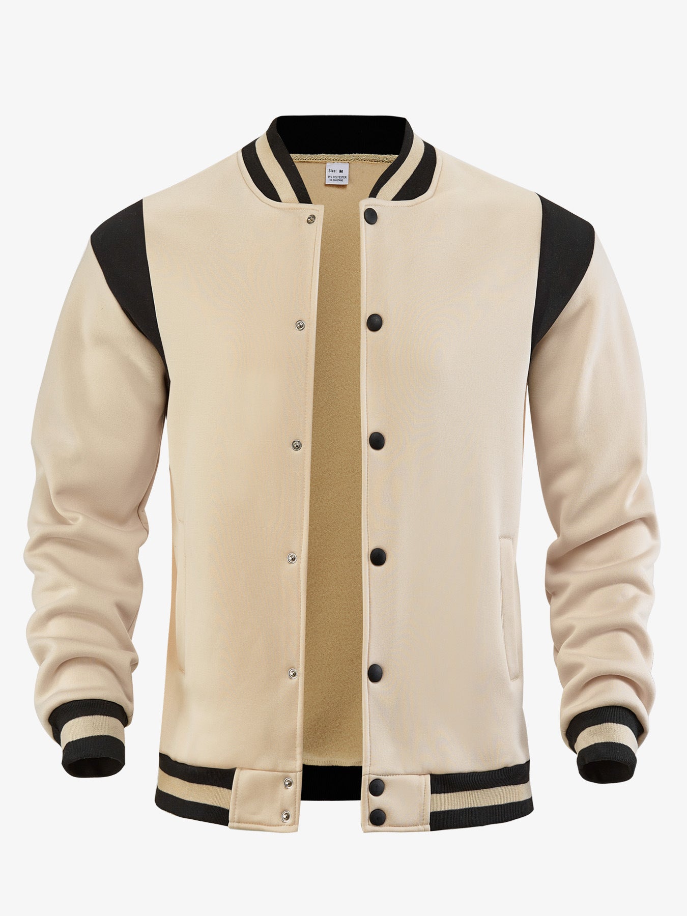 Cárdigan Aviador de Hombre con Forro Polar – Cuello Mao de Retazos
