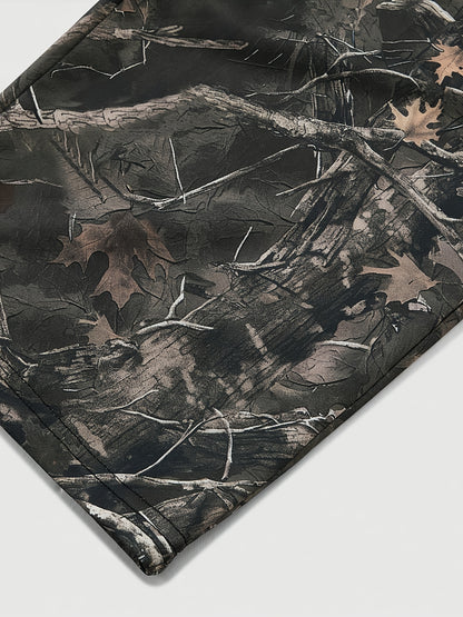 Men’s Camouflage Sports Pants – Loose-Fit Outdoor Straight-Leg Trousers