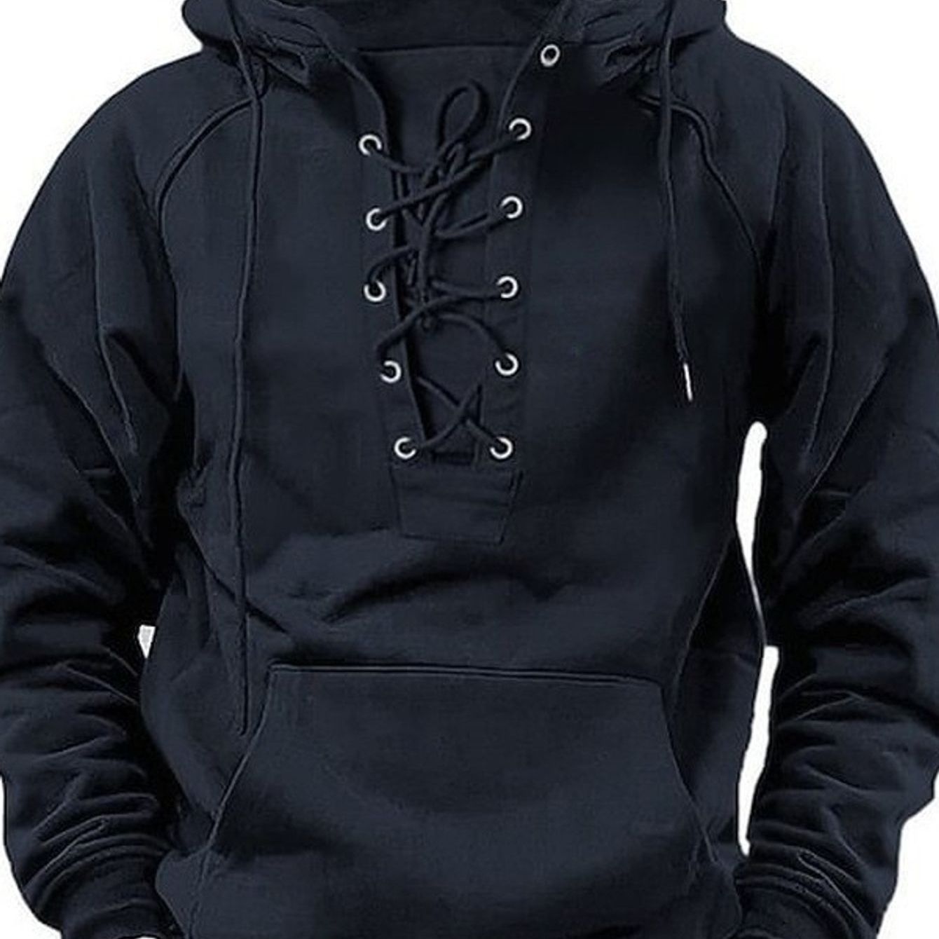 Men’s Oversized Hoodie – Plus Size Heavyweight Pullover with Pocket