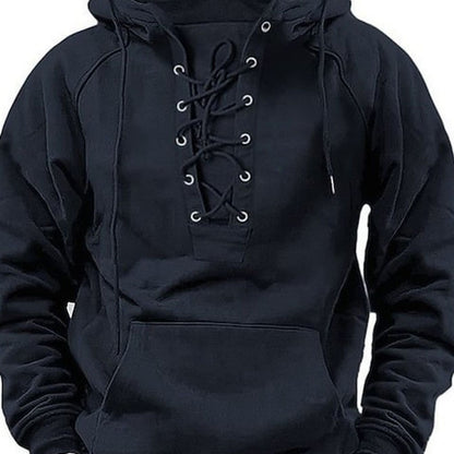 Men’s Oversized Hoodie – Plus Size Heavyweight Pullover with Pocket