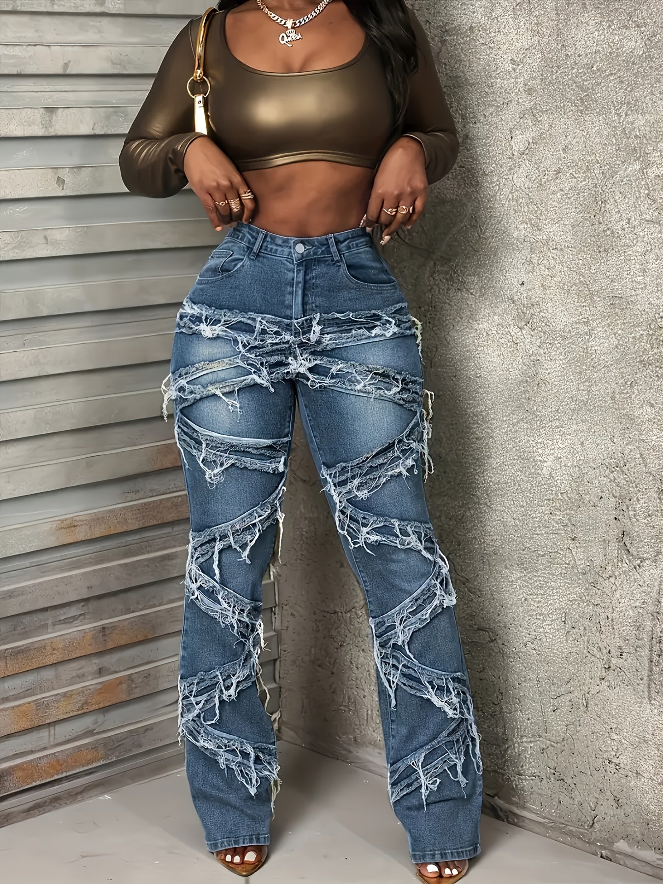 Jeans acampanados Curve Sculpt – Tejido elástico sin dobladillo